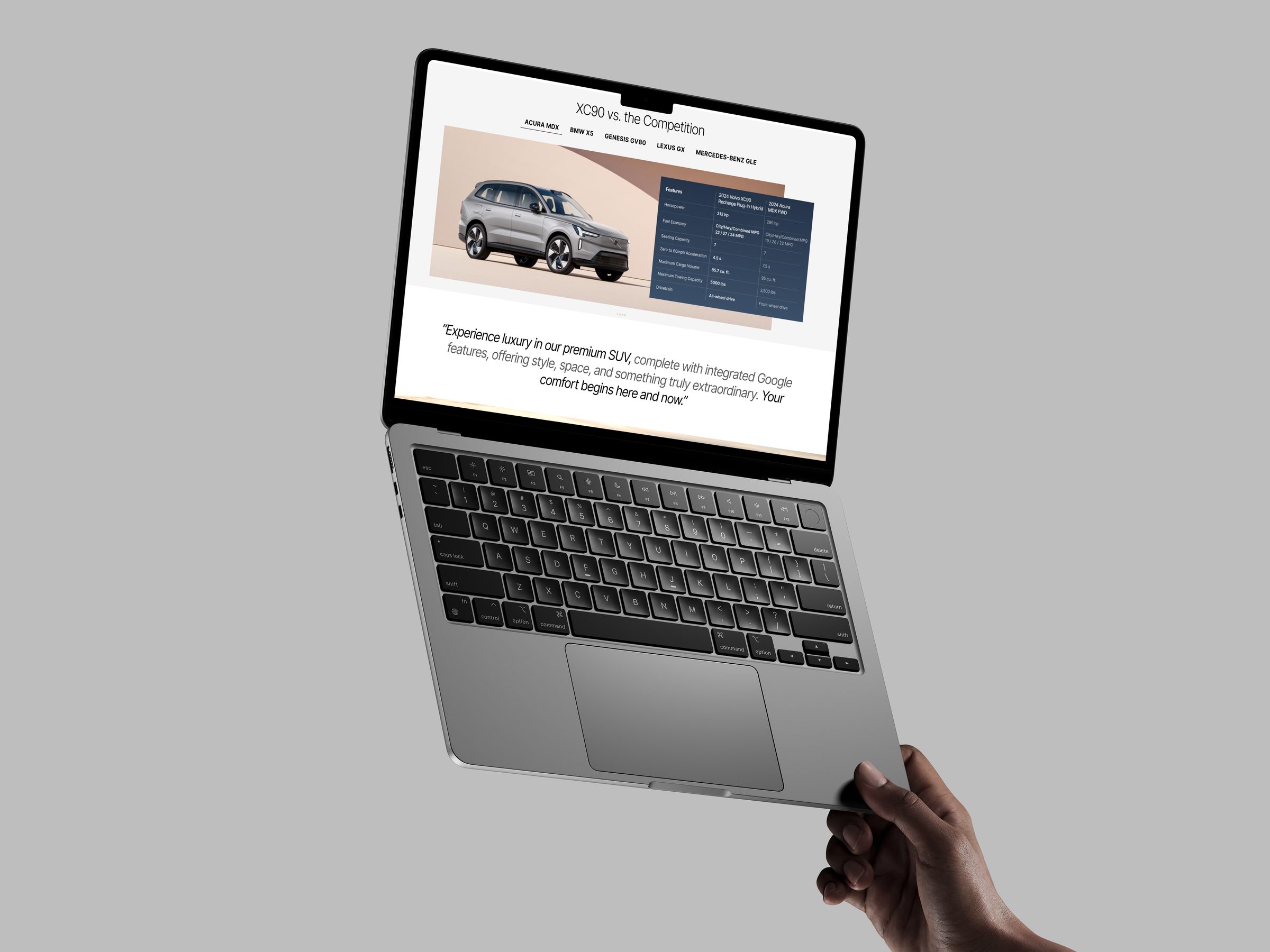 Volvo XC90 Mockup